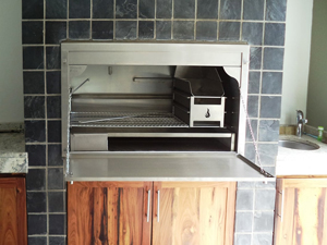 Stainless steel braai insert